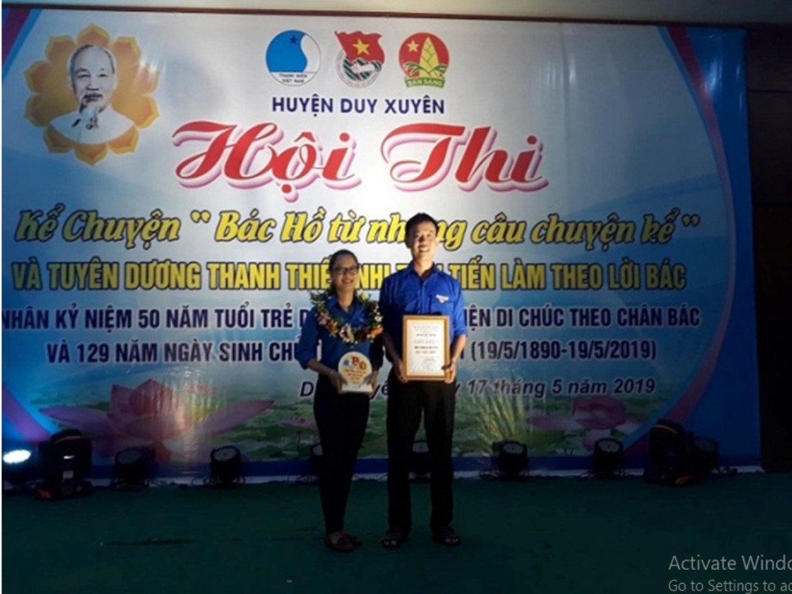 Một bí thư Chi đoàn gương mẫu học tập và làm theo tư tưởng, đạo đức, phong cách Hồ Chí Minh